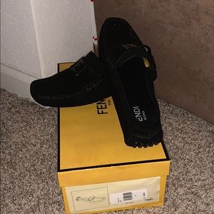 Black Fendi Loafers
